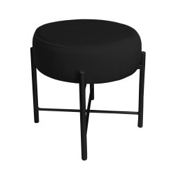 Taboret Pola tkanina Welur stelaż metalowy STOŁEK LOFT