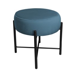 Taboret Pola MG15 – biała metalowa noga, styl i wygoda