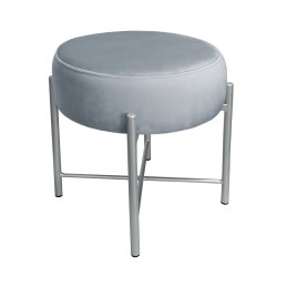 Taboret Pola MG15 – biała metalowa noga, styl i wygoda