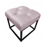 Pufa CHESTERFIELD LOFT ławka podnóżek metal MG55