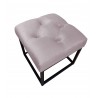 Pufa CHESTERFIELD LOFT ławka podnóżek metal MG55