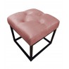 Pufa CHESTERFIELD LOFT ławka podnóżek metal MG58