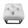 Pufa CHESTERFIELD LOFT ławka podnóżek metal MG39