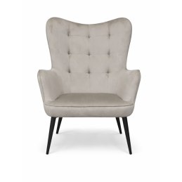 Fotel wypoczynkowy RELAX uszak z podnóżkiem – beżowy