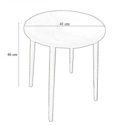 Taboret TRIX na metalowej podstawie – elegancja i styl