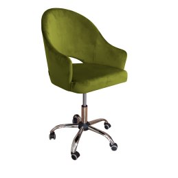 Fotel obrotowy biurowy Velvet tkanina Welur – wygodne krzesło do pracy