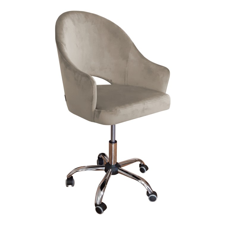 Fotel obrotowy biurowy Velvet tkanina Welur – wygodne krzesło do pracy