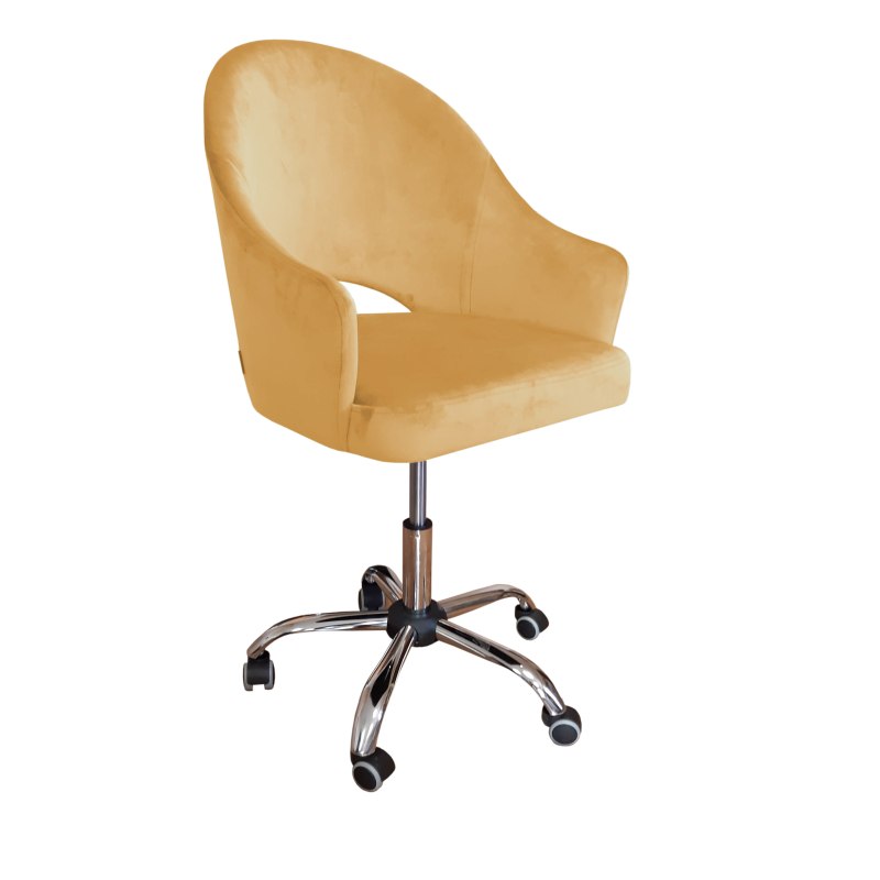 Fotel obrotowy biurowy Velvet tkanina Welur – wygodne krzesło do pracy