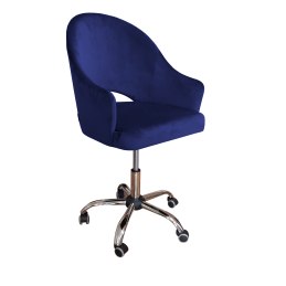 Fotel obrotowy biurowy Velvet tkanina Welur – wygodne krzesło do pracy