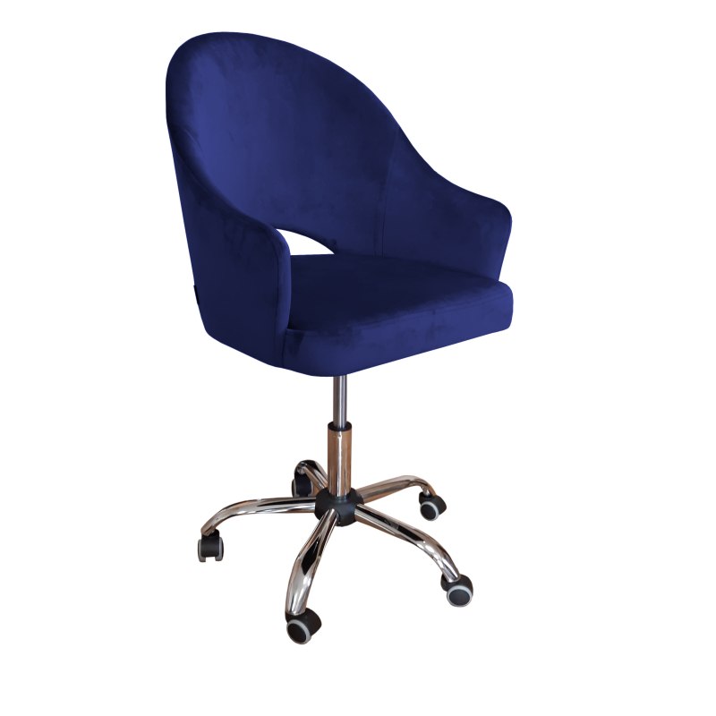 Fotel obrotowy biurowy Velvet tkanina Welur – wygodne krzesło do pracy