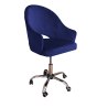 Fotel obrotowy biurowy Velvet tkanina Welur – wygodne krzesło do pracy
