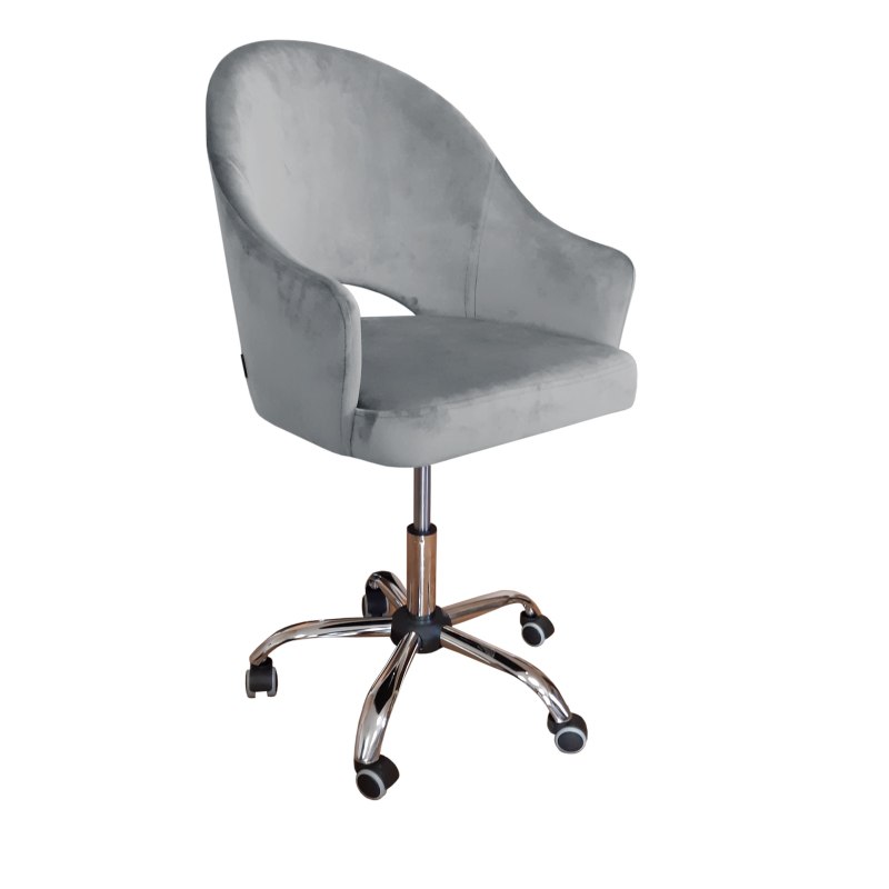 Fotel obrotowy biurowy Velvet tkanina Welur – wygodne krzesło do pracy