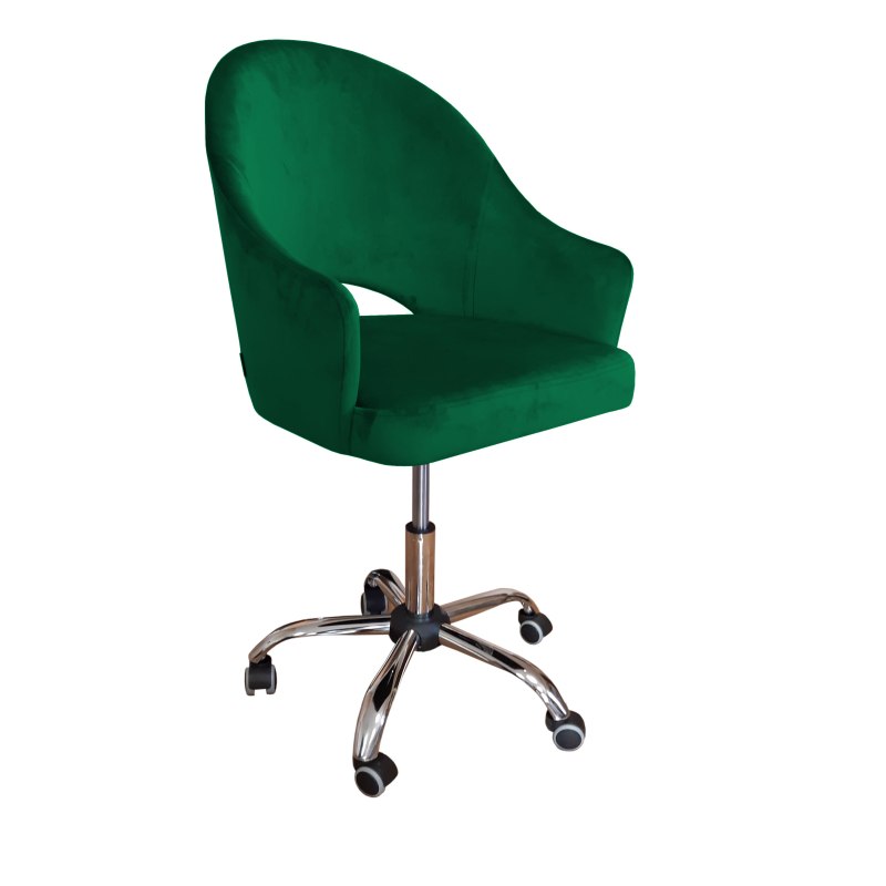 Fotel obrotowy biurowy Velvet tkanina Welur – wygodne krzesło do pracy