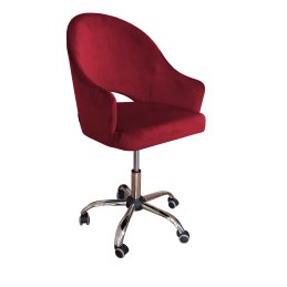 Fotel obrotowy biurowy Velvet tkanina Welur – wygodne krzesło do pracy