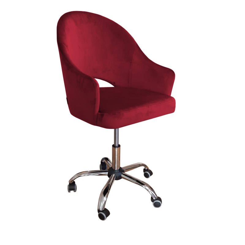 Fotel obrotowy biurowy Velvet tkanina Welur – wygodne krzesło do pracy