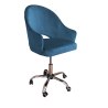 Fotel obrotowy VELVET tkanina Welur krzesło biurowe