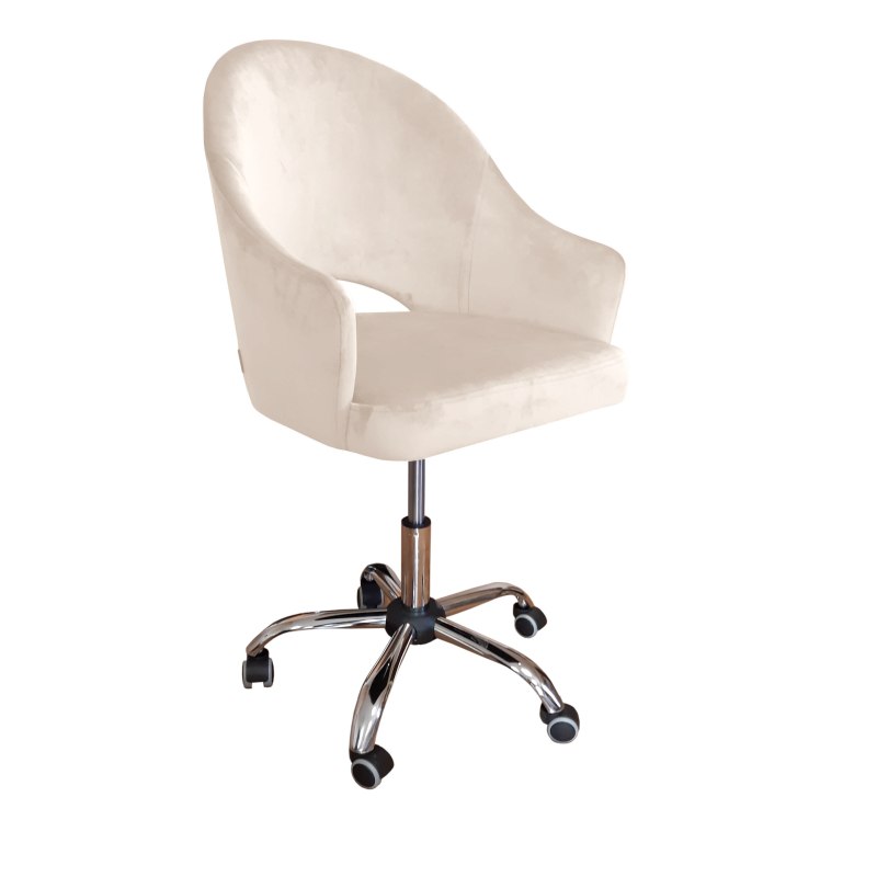 Fotel obrotowy biurowy Velvet tkanina Welur – wygodne krzesło do pracy