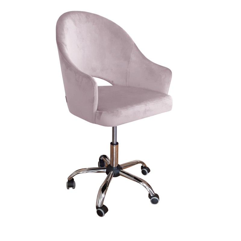 Fotel obrotowy biurowy Velvet tkanina Welur – wygodne krzesło do pracy