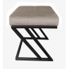 Pufa ławka ZETA LOFT MG09 – elegancki taboret i podnóżek