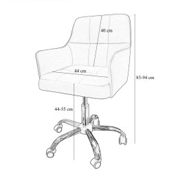 Fotel obrotowy biurowy PIANO