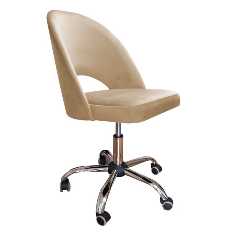 Fotel obrotowy Polo tkanina Welur – stylowy i wygodny