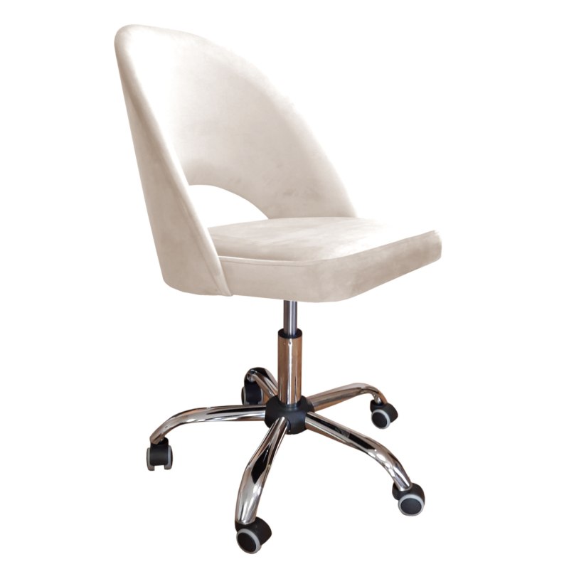 Fotel obrotowy Polo tkanina Welur – stylowy i wygodny