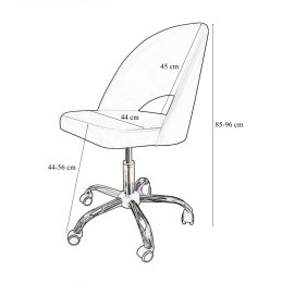 Fotel obrotowy Polo tkanina Welur – stylowy i wygodny