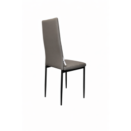 Krzesło Faro – nowoczesne, ergonomiczne, z ekoskóry, metalowe nogi