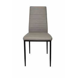 Krzesło Faro – nowoczesne, ergonomiczne, z ekoskóry, metalowe nogi