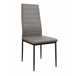 Krzesło Faro – nowoczesne, ergonomiczne, z ekoskóry, metalowe nogi