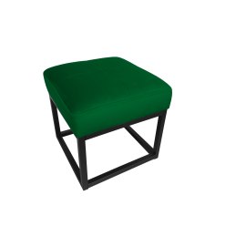 Pufa MAX tkanina Welur loft ławka podnóżek metal