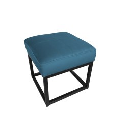 Pufa MAX tkanina Welur loft ławka podnóżek metal