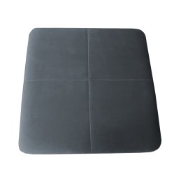 Pufa MAX tkanina Welur loft ławka podnóżek metal