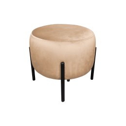 Pufa OLA loft ławka podnóżek metal