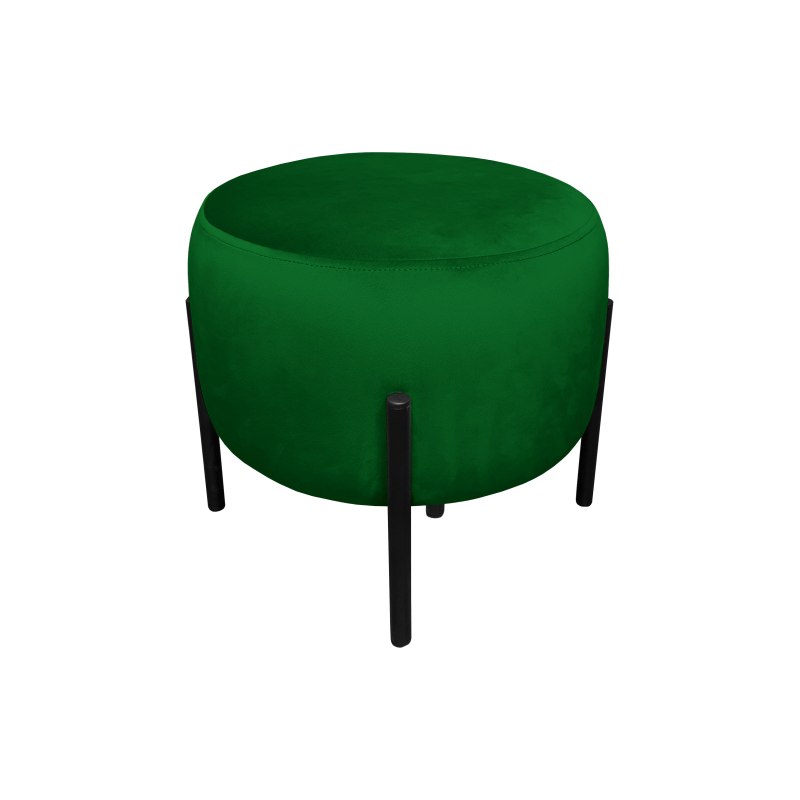 Pufa OLA loft ławka podnóżek metal