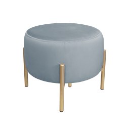 Pufa OLA loft ławka podnóżek metal