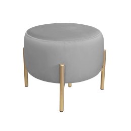 Pufa OLA loft ławka podnóżek metal