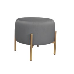 Pufa OLA loft ławka podnóżek metal
