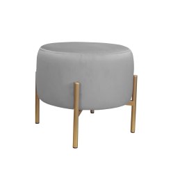 Pufa OLA loft ławka podnóżek metal