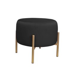 Pufa OLA loft ławka podnóżek metal