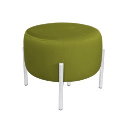 Pufa OLA loft ławka podnóżek metal
