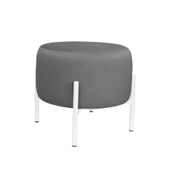 Pufa OLA loft ławka podnóżek metal