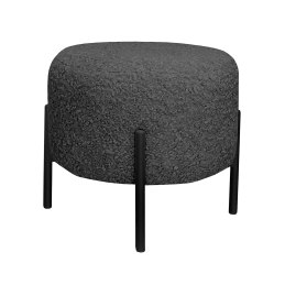 Pufa OLA loft ławka podnóżek metal