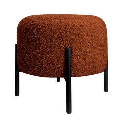 Pufa OLA loft ławka podnóżek metal