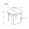 PIVOT stół rozkładany
