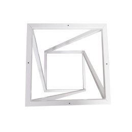 Pufa ZOA tkanina Welur loft ławka podnóżek metal