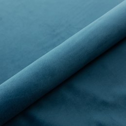 Pufa ZOA tkanina Welur loft ławka podnóżek metal