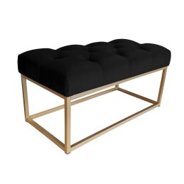 Ławka CHESTERFIELD tkanina Welur loft ławka metal