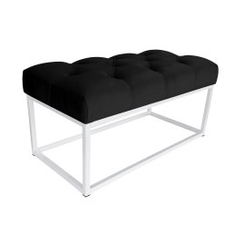 Ławka CHESTERFIELD tkanina Welur loft ławka metal