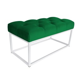 Ławka CHESTERFIELD tkanina Welur loft ławka metal